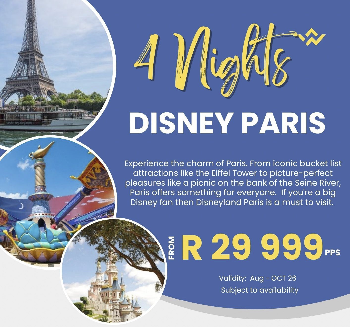 4 Nights Disney Paris