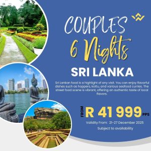 Couples 6 Nights December in Sri Lanka