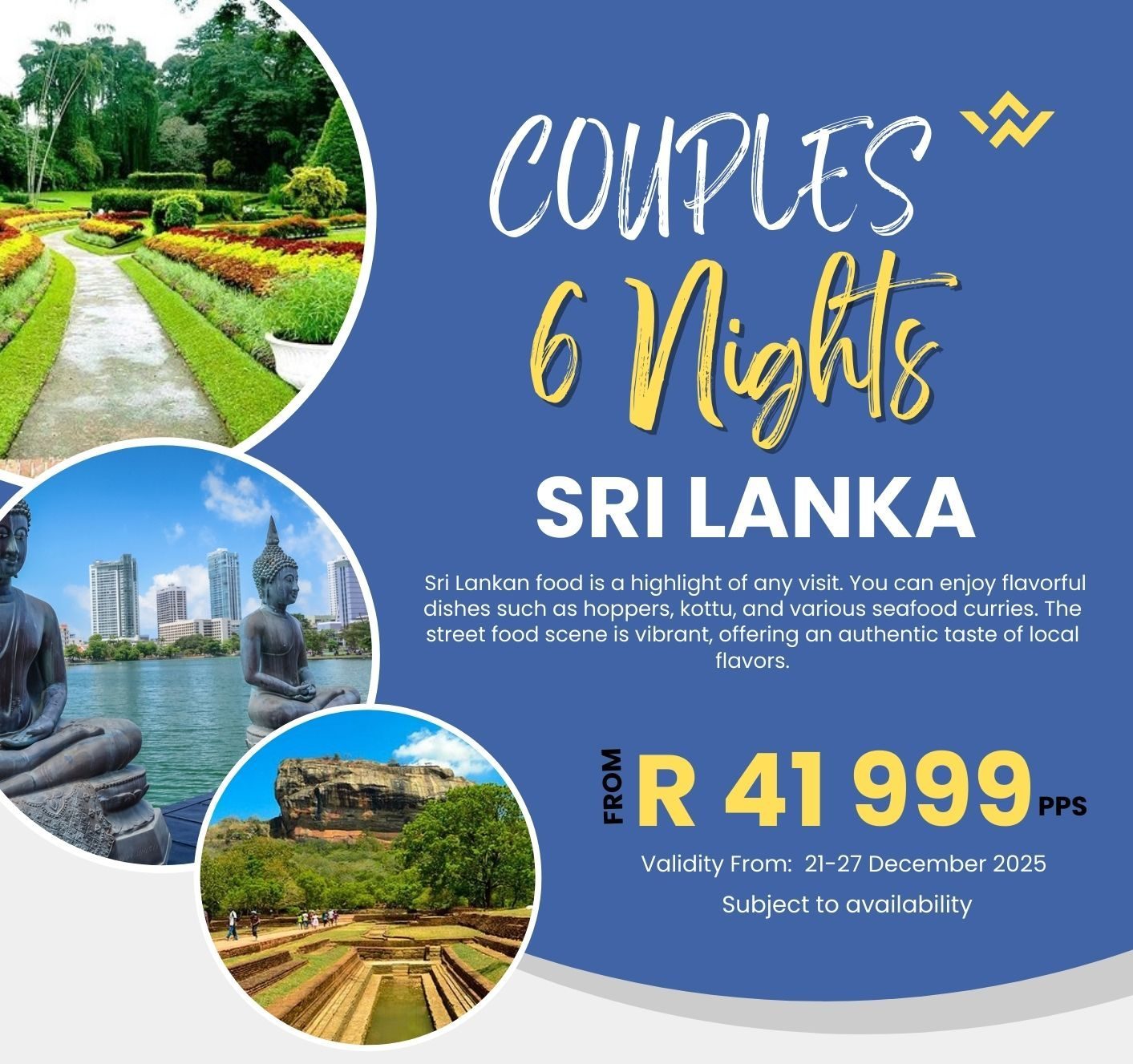 Couples 6 Nights December in Sri Lanka