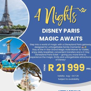 4 Nights Disney Paris - Magic Awaits
